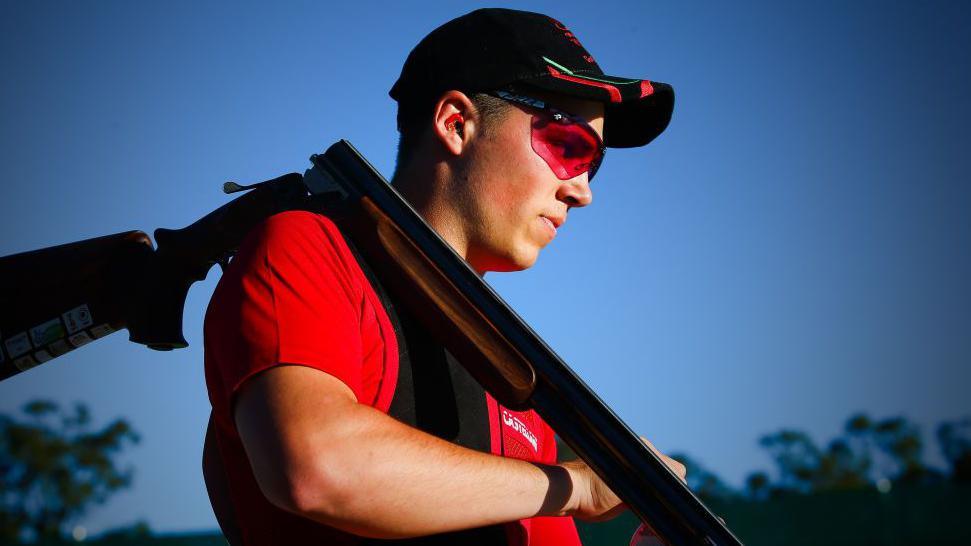 Ben Llewellin had been set to compete in the men's skeet event