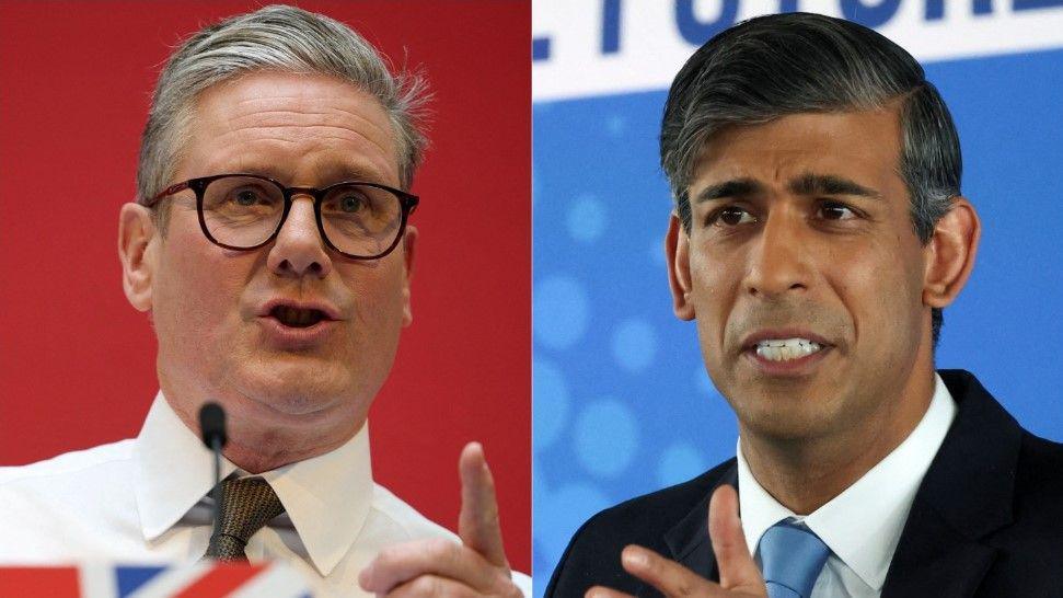 Keir Starmer a Rishi Sunak