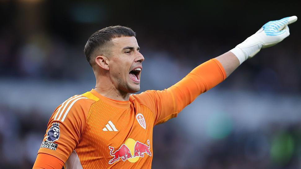 Karl Darlow during Leeds' draw at Spurs in May
