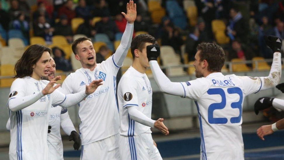 Dynamo Kiev celebrate