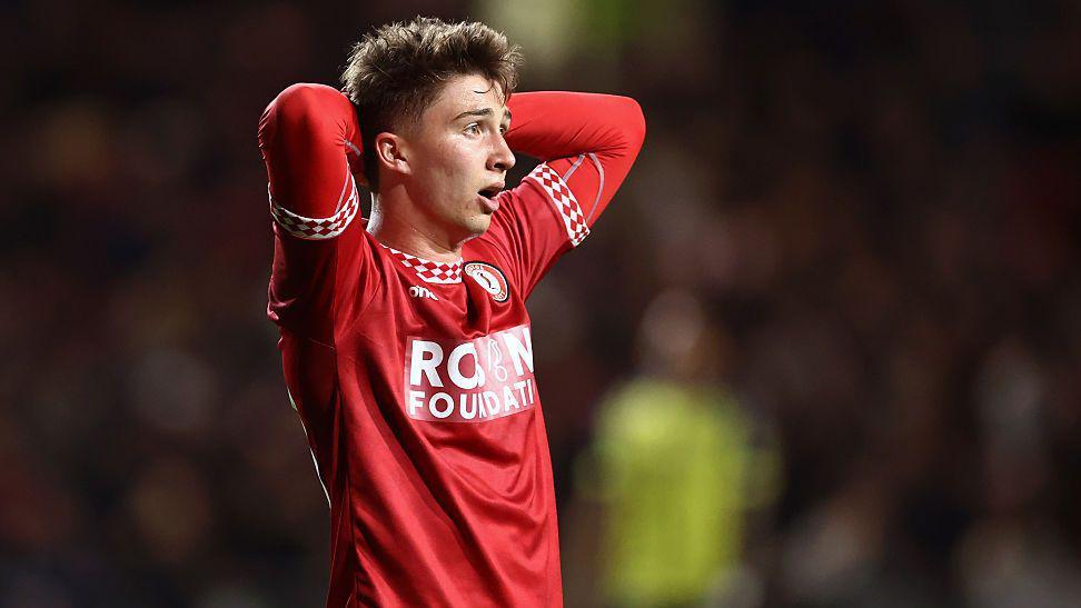 George Earthy in action for Bristol City