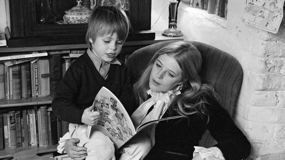 Marianne Faithfull and her son, Nicholas