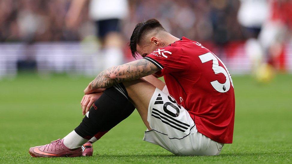 Manchester United striker Benjamin Sesko