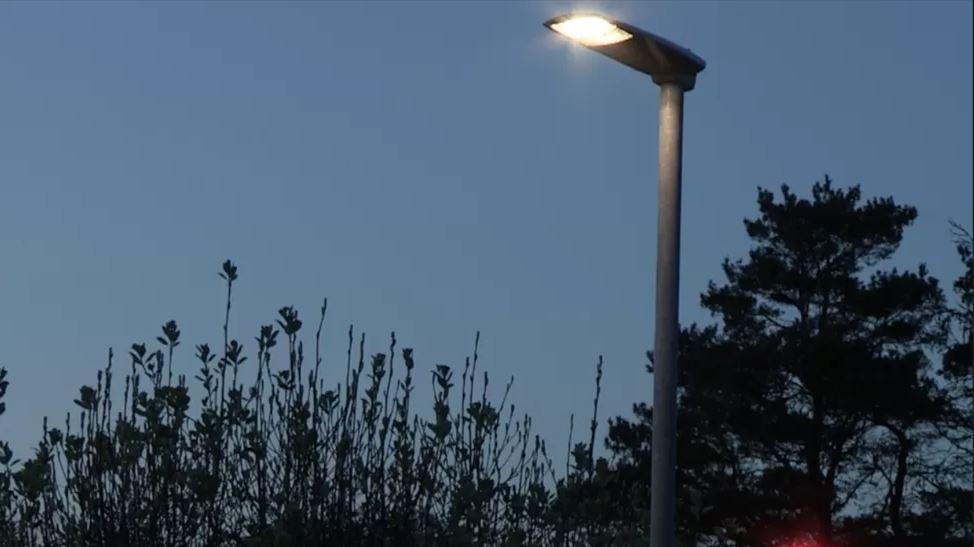 A streetlight