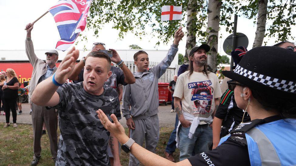 A group at a protest.