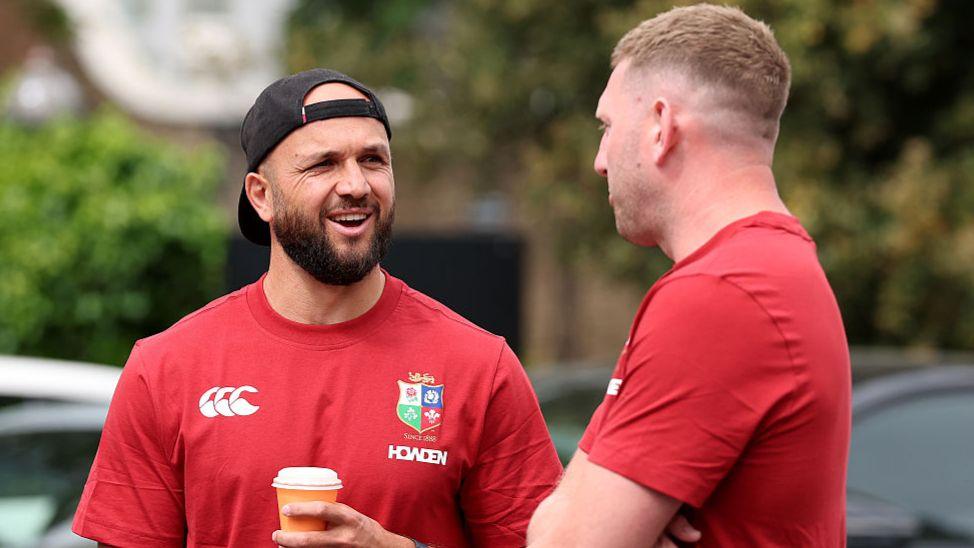 Jamison Gibson-Park and Finn Russell chat