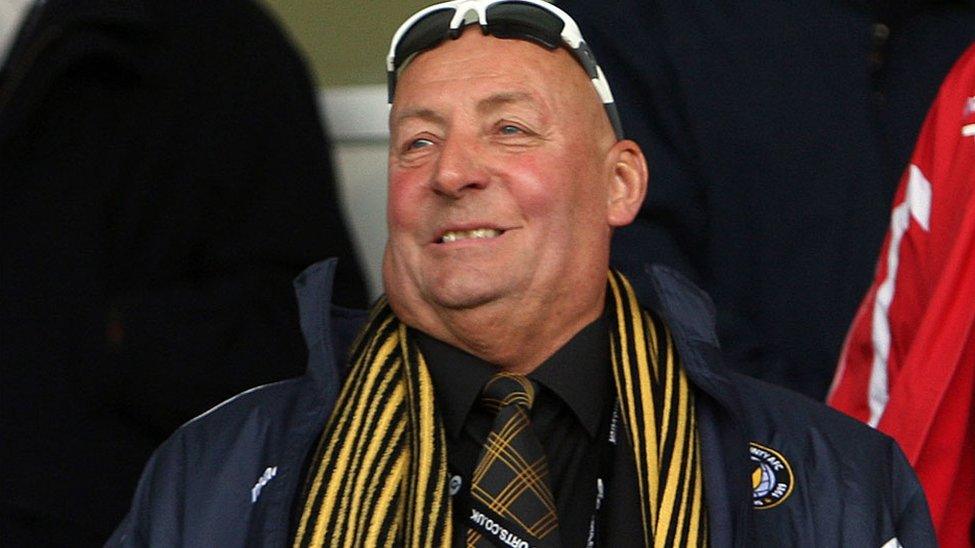 Newport County's out-going board member Les Scadding