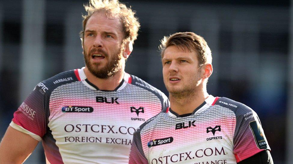 Alun Wyn Jones and Dan Biggar