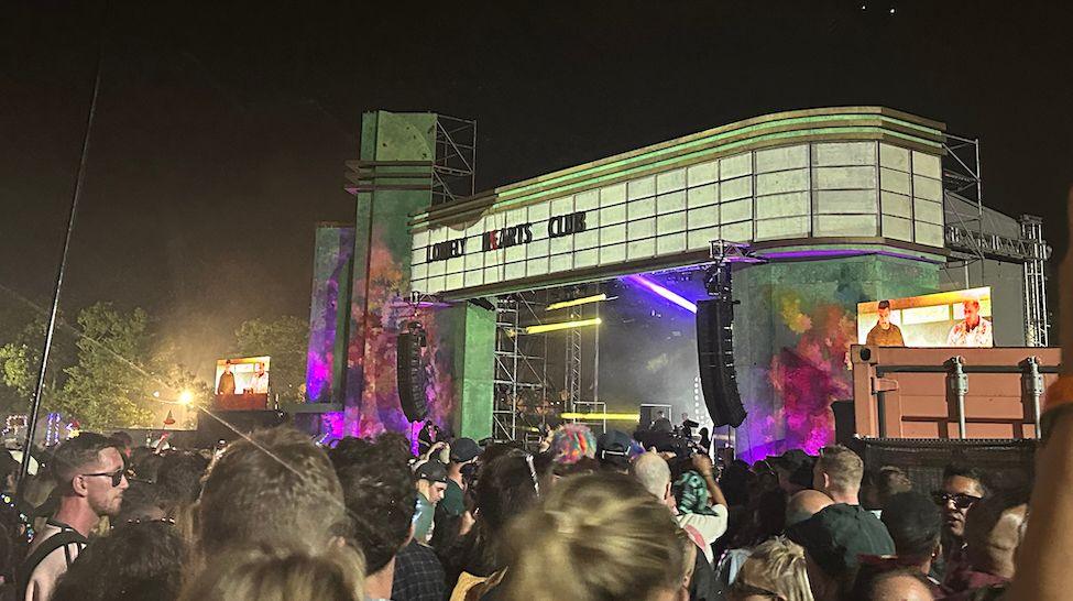 Picture of CamelPhat performing at Glastonbury
