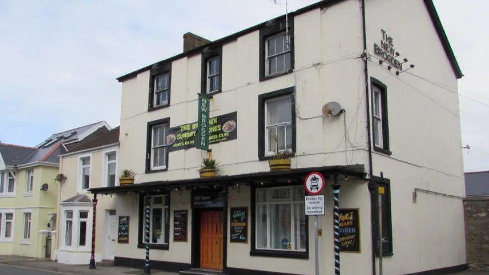 The pub near to where the attack took place in Porthcawl