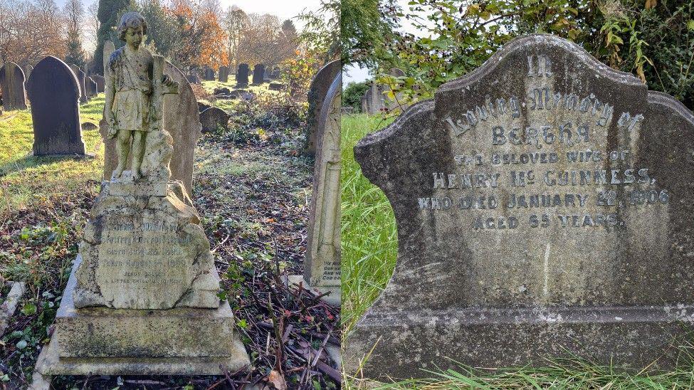 Graves of two US Civil War veterans