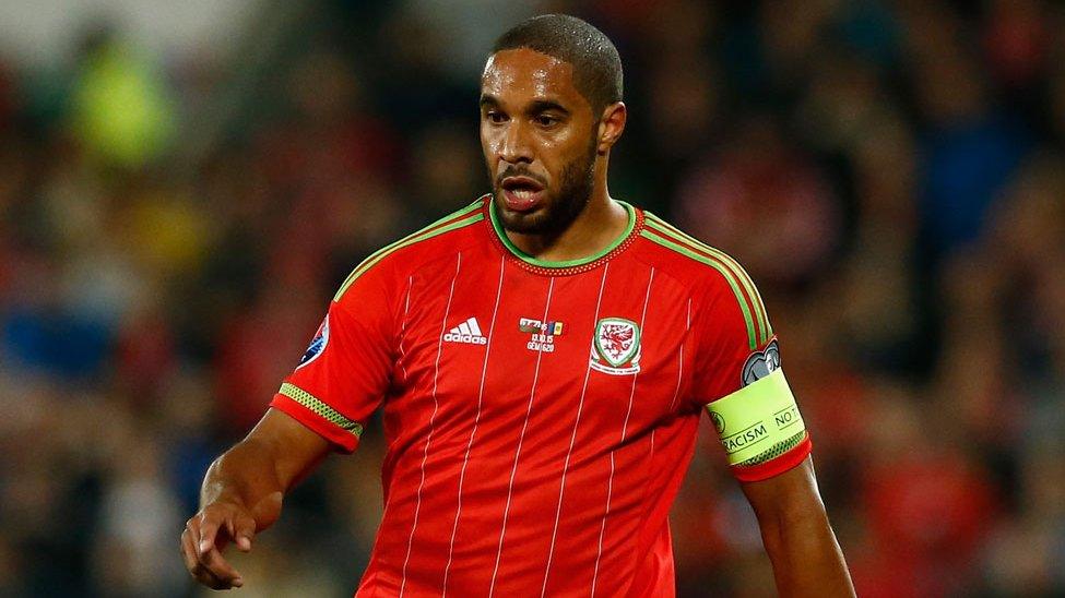 Ashley Williams in Wales kit