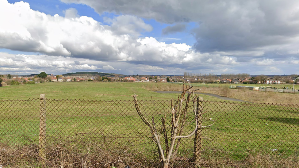 A green space where a primary school used to be