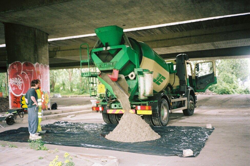 building the skatepark