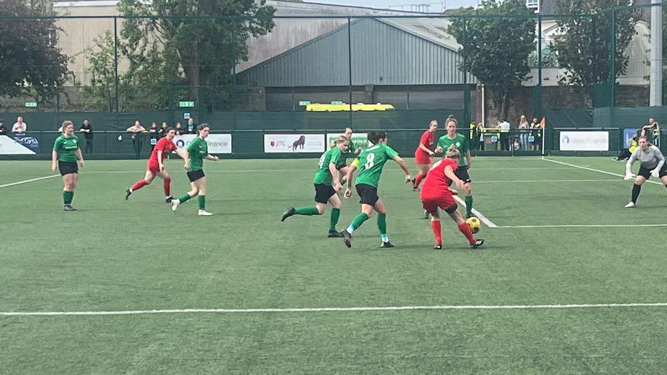 Action from Jersey against Guernsey