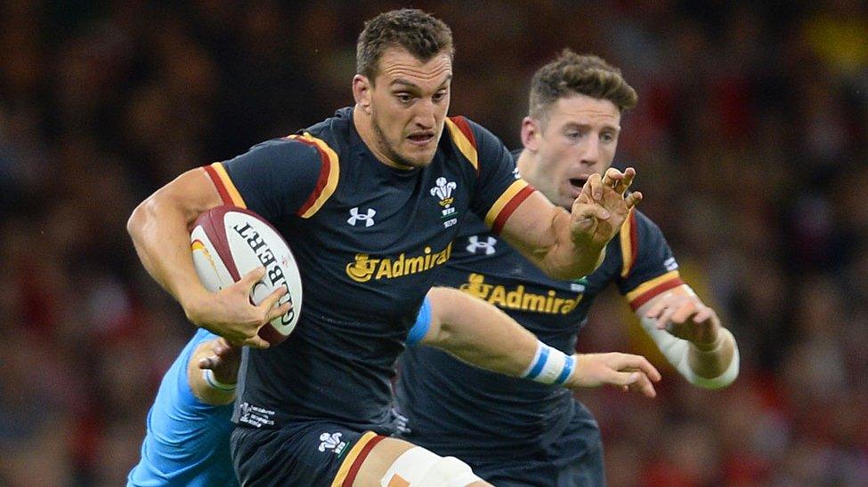 Sam Warburton in action for Wales