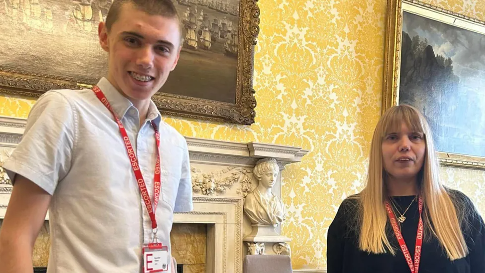 Louis and Teresa Johnson at 10 Downing Street