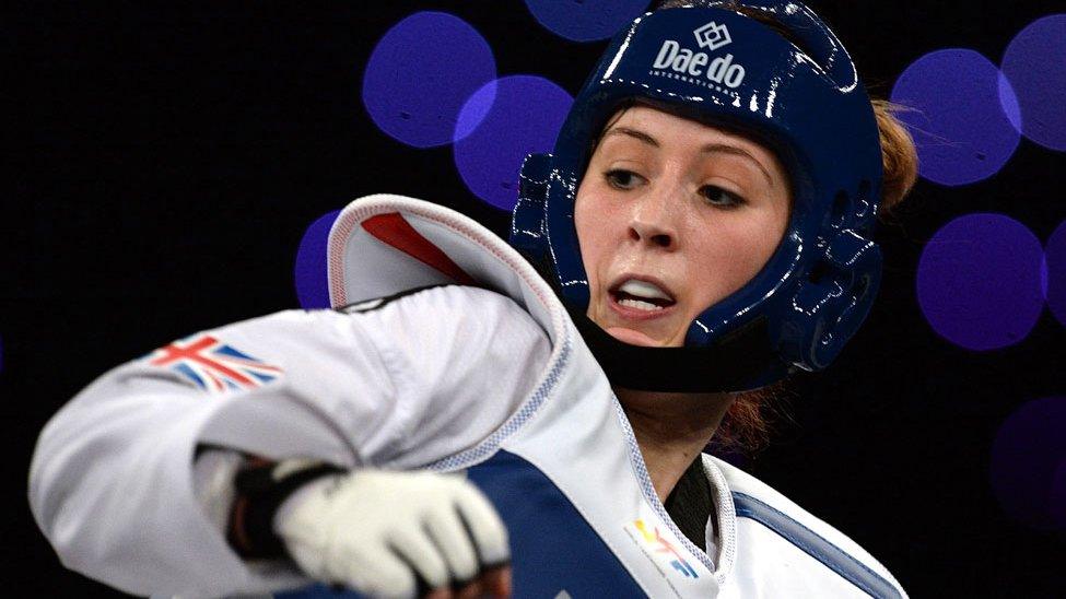 Jade Jones in action