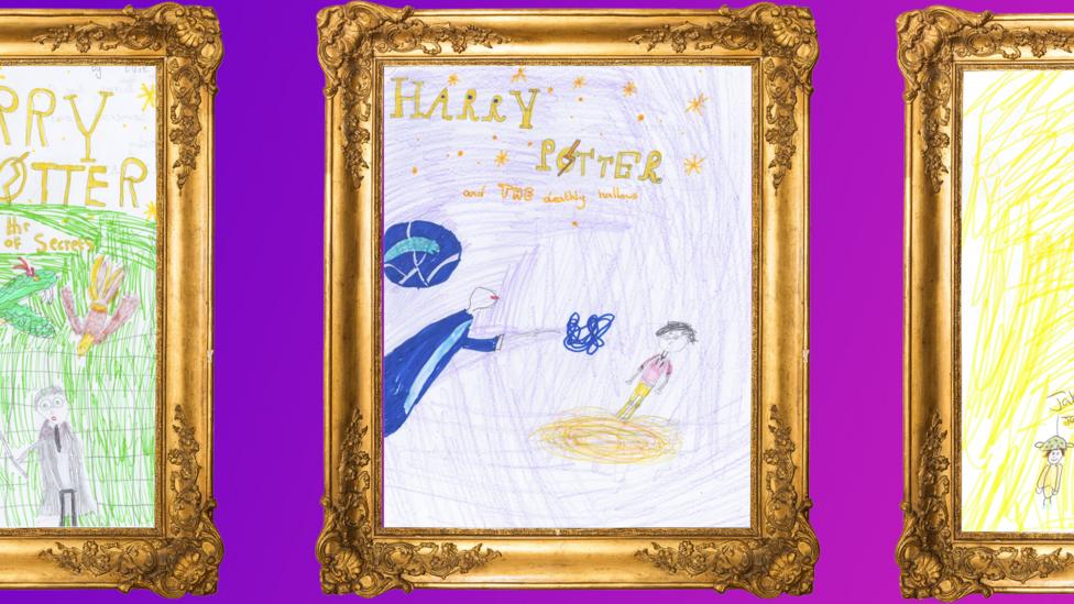 CBBC Book Club Book Drawings sent in.