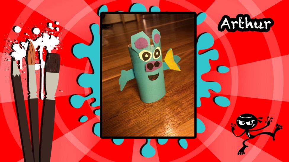 A user's Art Ninja creation of a monkey model.