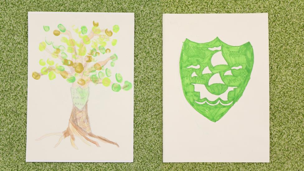 The BP Tree and Green Badge art.