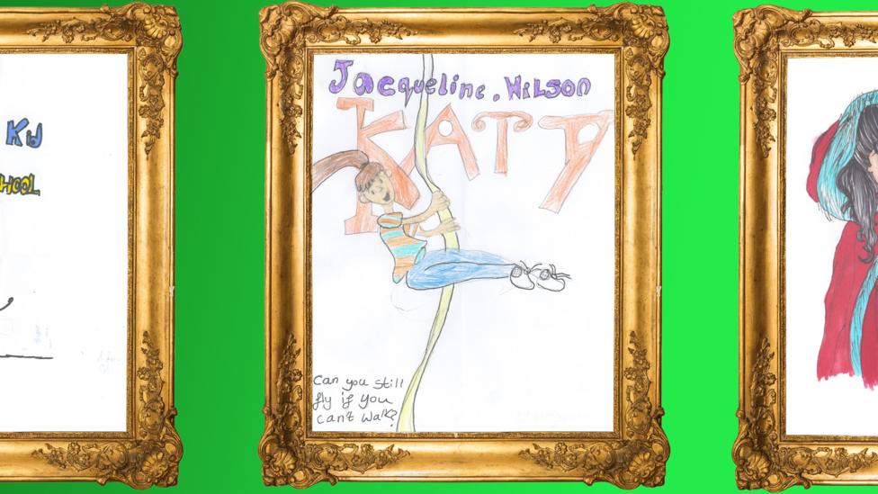 CBBC Book Club Drawings- Front cover drawings of books