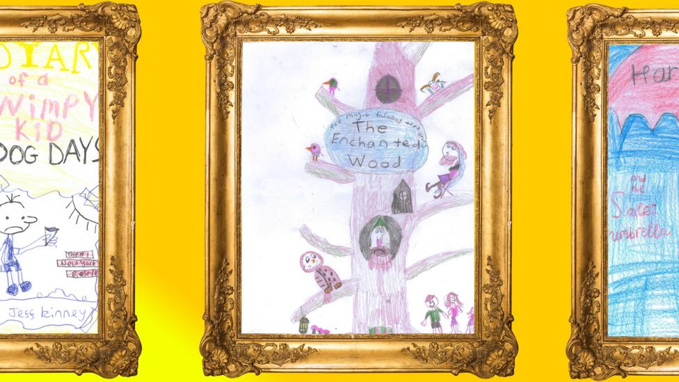 CBBC Book Club Book Drawings