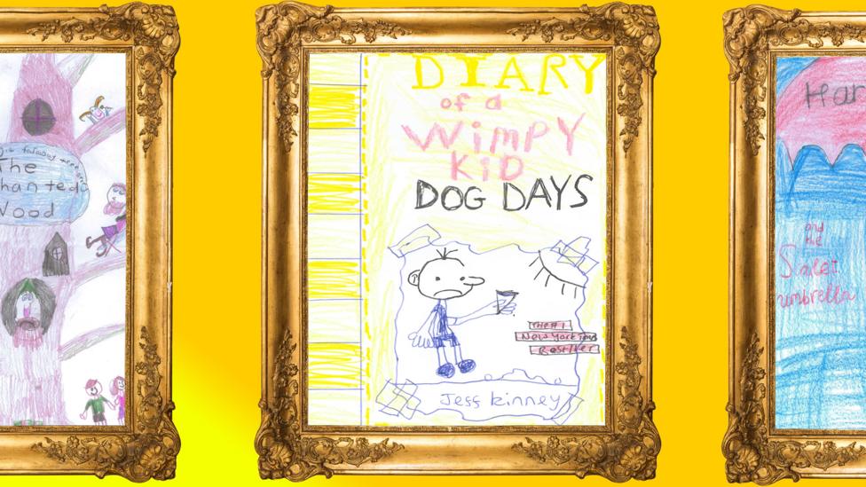 CBBC Book Club Book Drawings