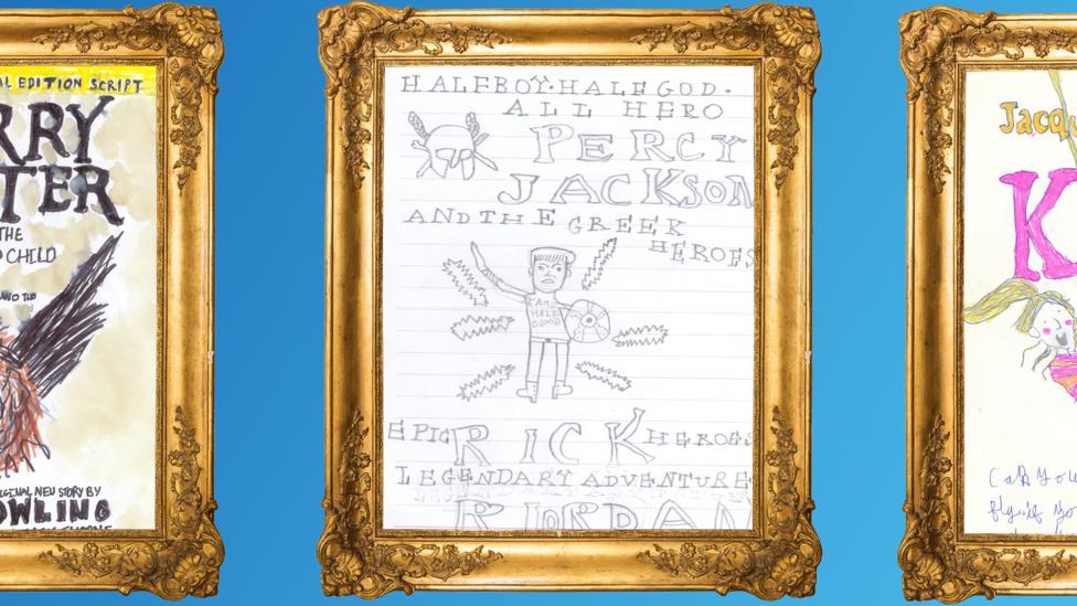 CBBC Book Club Drawings from children