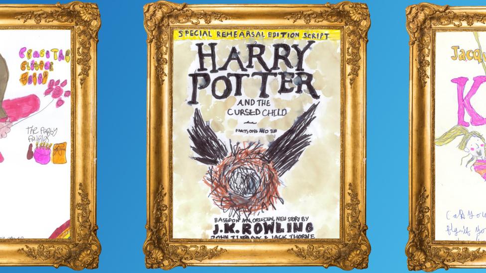 CBBC Book Club Drawings from children