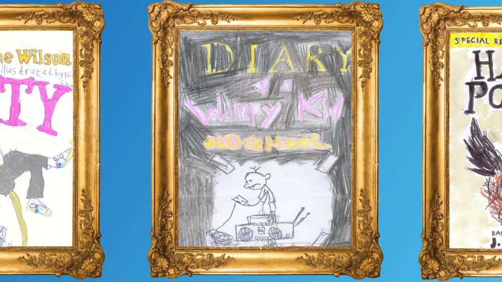 CBBC Book Club Drawings from children