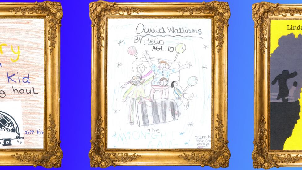 CBBC Book Club Book Drawings of Book Covers