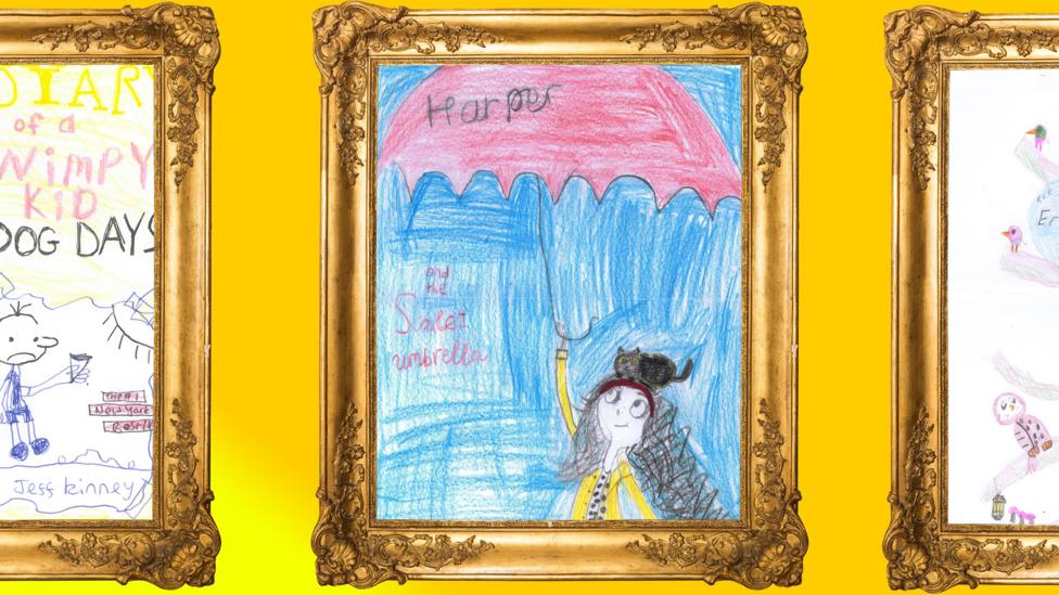 CBBC Book Club Book Drawings