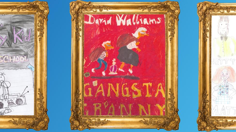 CBBC Book Club Book Cover Drawings