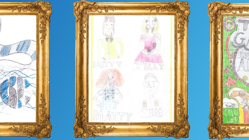 CBBC Book Club Book Cover Drawings