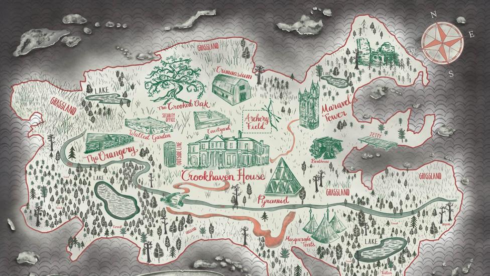 Map of the Crookhaven world