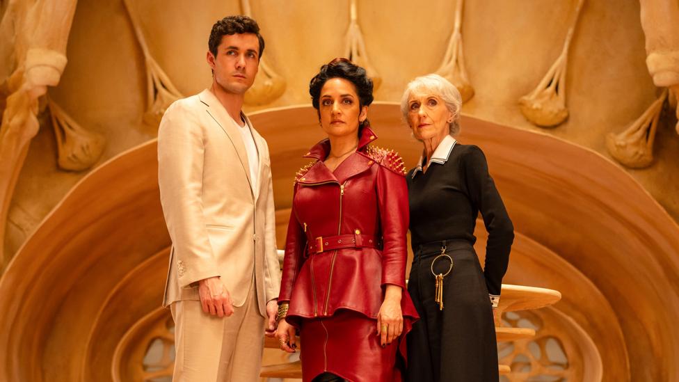 The Unholy Trinity of Doctor Who, Conrad Clark, the Rani and Mrs Flood.