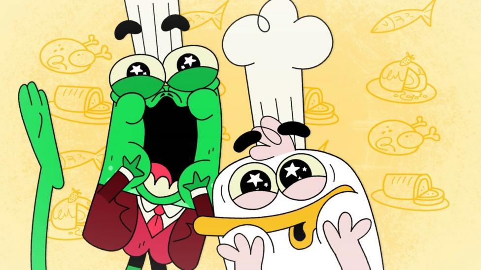 Duck And Frog Get To Know The New Animated Series On CBBC CBBC