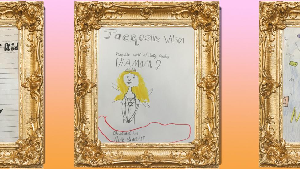 Childrens' illustrations of book characters