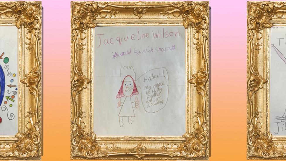 Childrens' illustrations of book characters