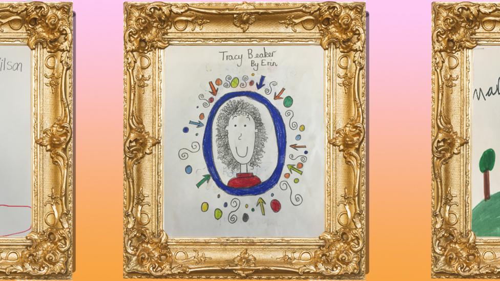 Childrens' illustrations of book characters