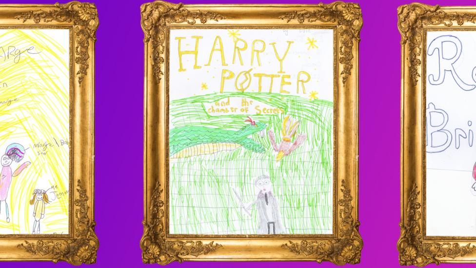 CBBC Book Club Book Drawings sent in.