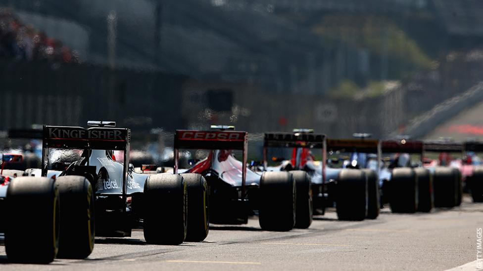 BBC Sport F1 guide images