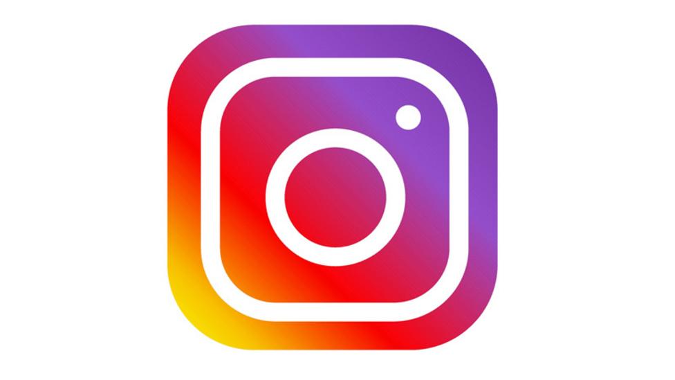 Instagram logo.