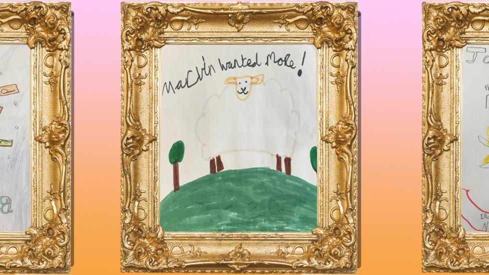 Childrens' illustrations of book characters