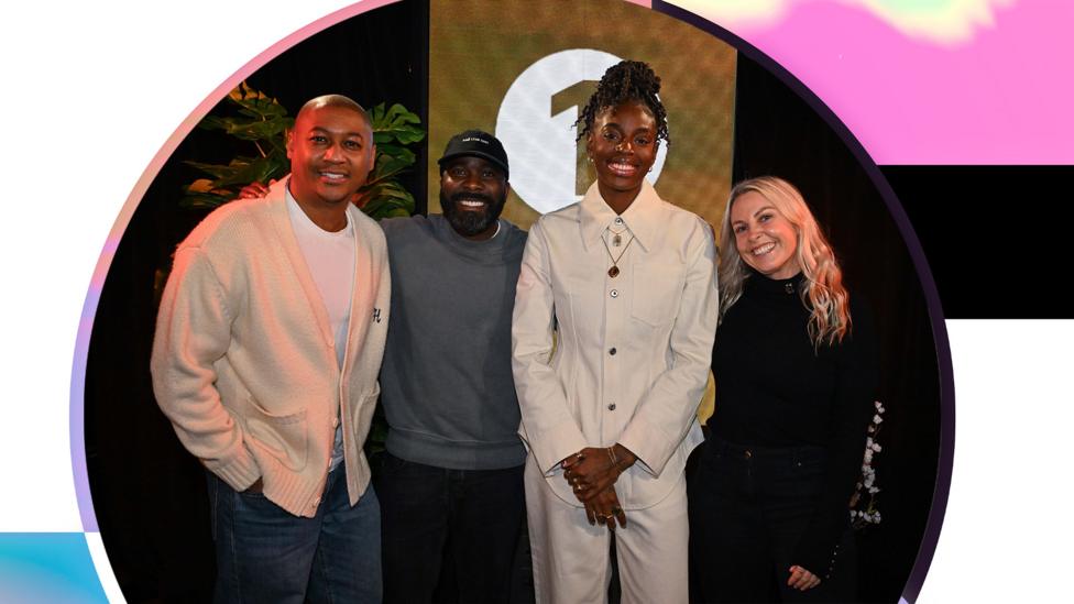 Cat Burns in the Radio 1 Live Lounge.