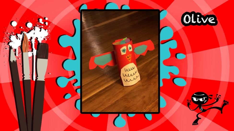 A user's Art Ninja creation, this is an owl model.