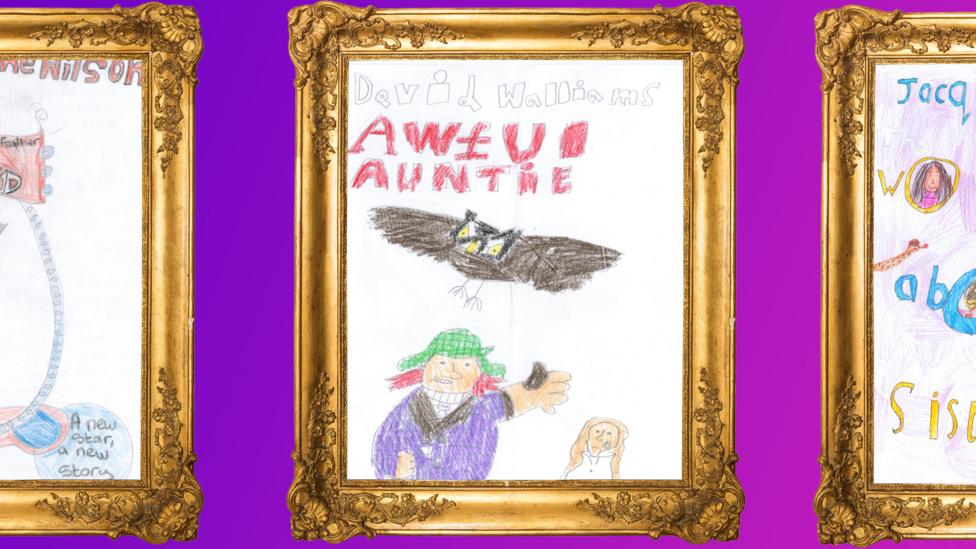 CBBC Book Club Book Drawings sent in.