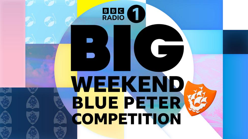 Blue Peter Radio 1 Big Weekend Competition logo.
