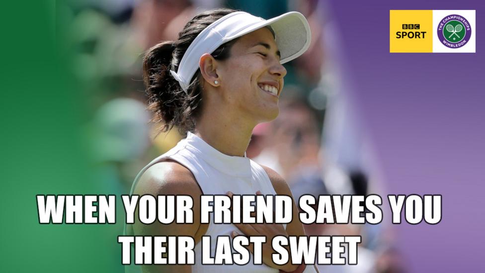 Wimbledon players with funny captions.
